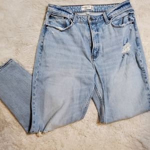 Abercrombie curve love mom jeans